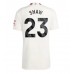 Manchester United Luke Shaw #23 Kopio Kolmas Pelipaita 2023-24 Lyhyet Hihat